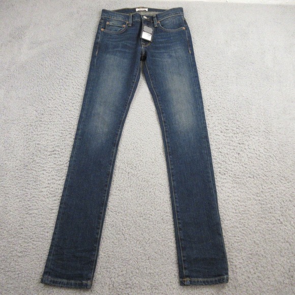 Buck Mason 12 Month Wash Slim Fit Stretch Jean size 28 x 34 Tall Skinny Blue NEW - Picture 2 of 13
